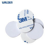 Étiquette autocollante RFID haute fréquence 13,56 MHz imprimable, mini, étanche, pour contrôle d'accès, personnalisable OEM ODM, fourniture en gros directe usine