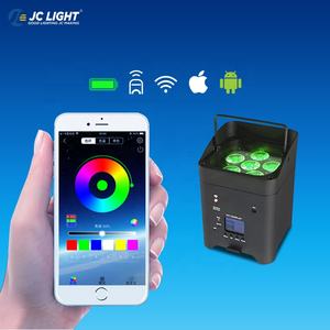 JCLIGHT 6x18 Вт, аккумуляторные светодиодные лампы с питанием от номинального питания, Dmx управление, Свадебная сцена 6 в 1, беспроводной световой сигнал - Product Image 3