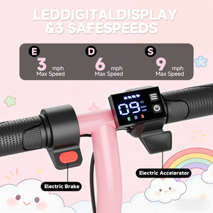 สกู๊ตเตอร์ไฟฟ้าพับได้ 250W สำหรับเด็ก ยางตันขนาด 6.5 นิ้ว น้ำหนักเบา 16 ปอนด์ พร้อมโหมดขับขี่ <span class=keywords><strong>3</strong></span> รูปแบบ มีสินค้าในสต็อก - Product Image 3