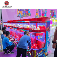 Machine à capsules amusante à succès, machine de jeu d'intérieur à pièces, machine distributrice de jouets en métal, machine à billes chanceuses de style anglais Fantasy Stars