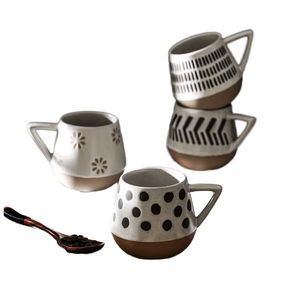 Tasses à boire en céramique à motifs géométriques fonctionnelles et à la mode tasses de <span class=keywords><strong>tasse</strong></span> de décor à la maison pour un usage quotidien - Product Image 2