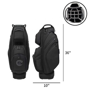 Bolsa de Golf Profesional Ultraligera Personalizable de Material PU, Cierre de Cremallera, Impermeable, Portátil, con Diseño de Letras - Product Image 4