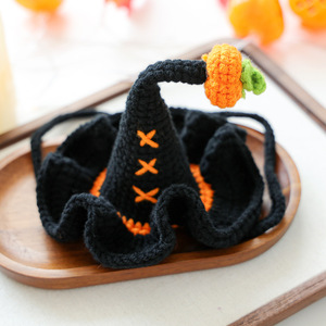 Collection de chapeaux et de bavoirs pour chiens et chiots, accessoires de fête d'Halloween écologiques en polyester pour l'hiver - Product Image 4