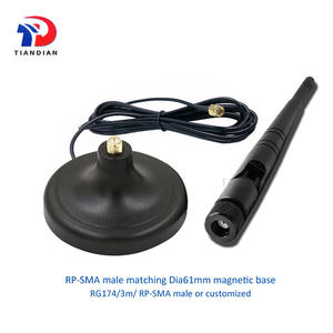 Enrutador externo <span class=keywords><strong>Antena</strong></span> WiFi Omni 5dBi MHF4 Ufl Pato de goma pelado <span class=keywords><strong>Antena</strong></span> WiFi de 2,4 GHz - Product Image 5