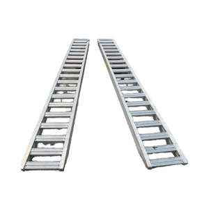 Rampa de Carga de Aluminio Reforzada de 3.5M con Pista de Goma para Maquinaria, Autos y Motocicletas - ATHY MR-005 Inclinación Personalizable MR-005 3 Toneladas - Product Image 5