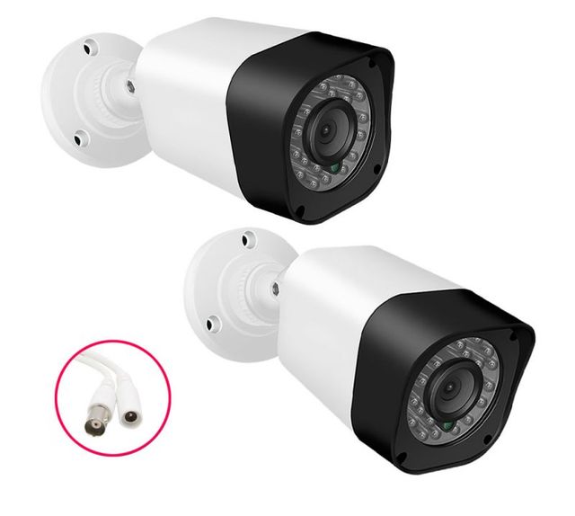 AHD Bullet CCTV Camera 1080p 5MP Color Night Vision IP66 Waterproof DVR Compatible XMEYE Home Security with Motion Detection