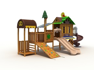 Toboggan en plastique anti-corrosion personnalisé pour enfants, certifié CE, équipement de terrain de jeu extérieur pour parcs pour enfants, conception modulaire 3-8 ans - Product Image 4