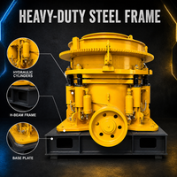 Mesin Cone Crusher Hidrolik Multi Silinder Efisiensi Tinggi untuk Penghancuran Bijih Mineral dan Agregat di Pabrik Tambang