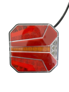 Feu Stop Carré Néon HAMBURGER <span class=keywords><strong>6</strong></span> Fonctions <span class=keywords><strong>Clignotant</strong></span> Dynamique 24 <span class=keywords><strong>Volts</strong></span> - Product Image 6