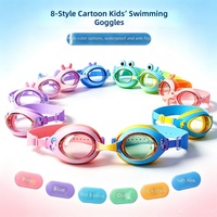 Lunettes de natation pour enfants 369 JW-YY76, haute définition, anti-buée, petite monture, motifs de dessins animés, lentilles en polycarbonate imperméables