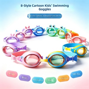 <span class=keywords><strong>Lunettes</strong></span> de natation pour enfants 369 JW-YY76, haute définition, anti-buée, petite monture, motifs de dessins animés, lentilles en polycarbonate imperméables - Product Image 3