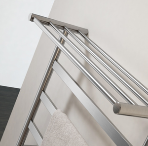 Calentador de Toallas Eléctrico de Acero Inoxidable Dorado Cepillado, Barras Calefactoras para Toallas, Toallero Eléctrico para Baño - Product Image 5