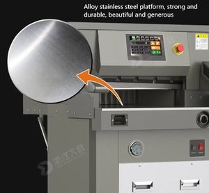 Mesin pemotong buku hidrolik otomatis H498T H5010 depan Guillotine kertas 19 inci - Product Image 5