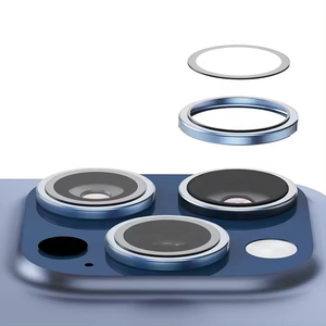 Venta al por mayor de material de cristal de zafiro Protección contra caídas para iPhone 12 13 14 Pro Pvd Lente de cámara Película de pantalla Fácil de instalar - Product Image 1