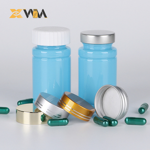 Hot Sale Blue PET Medicine Bottle 100-250ml 37mm Mouth Pharma Grade for Health Products Packaging - Product Image 3