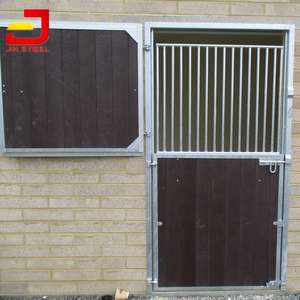 باب خشبي عالي الجودة لاسطبل الخيول مع حشوة من الخيزران، باب هولندي مزدوج متأرجح، باب منزلق للبيع - Product Image 6