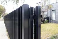 Fabriek Prijs Custom Robuust Ijzer 8 Ft Zink Gecoat Staal Zink Stalen Hekwerk Panelen En Poorten Voor Huizen Tuin Decoratieve