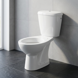 Children Designs Blue Pink Color Close Coupled Two Piece WC Ceramic Water Closet Toilet Round Set - Product Image 5
