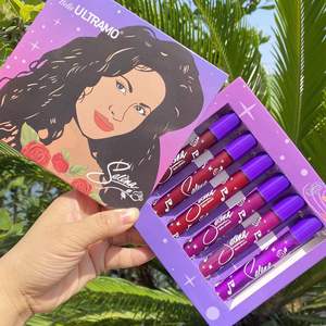 Bella <span class=keywords><strong>Ultramo</strong></span> 6 pièces/ensemble végétalien de haute qualité mat 6 couleurs longue durée Selena Lipgloss ensemble - Product Image 4