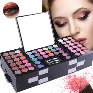 Private label cosmetic eye shadow palette 142 colors makeup sets