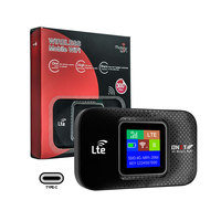 MF68E 4G 5G Routeur portable LTE WiFi Écran couleur de poche Connecteur FC Fibre optique FTTH 2.4GHz Europe