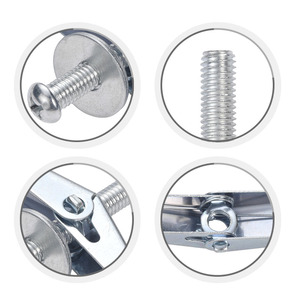 สลักเกลียว<span class=keywords><strong>ปีก</strong></span><span class=keywords><strong>ผีเสื้อ</strong></span>สำหรับผนังกลวงสลักเกลียวสปริงแบบปีก M6 M8 M5 M4สำหรับผนังกลวง - Product Image 6