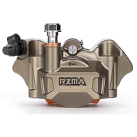 Étrier de frein de moto STJIAYE G-M806, point de fixation 60 mm, alliage d'aluminium, piston opposé pour Yamaha/Kawasaki/