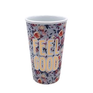 Tasses à café en gros imprimées avec couvercle, <span class=keywords><strong>sans</strong></span> <span class=keywords><strong>anse</strong></span>, tendance, grande capacité, en céramique, pour la maison ou le bureau - Product Image 5