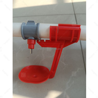 zz Abreuvoirs automatiques à tétine pour volailles (cailles, canards, poulets de chair) pour ligne d'eau, pour tuyaux ronds de 26,5 mm, marque Choretime
