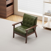 Canapé en cuir en forme de L en bois massif de style rétro américain pour restaurant, table et chaise individuelles, usage commercial