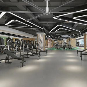 Ventilateur de plafond HVLS intérieur/extérieur de 10 à 24 pieds avec moteur PMSM pour église et entrepôt - Product Image 6