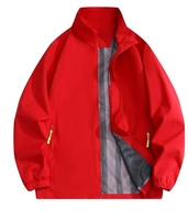 Offre Spéciale veste senior vestes d'extérieur pour hommes veste décontractée pour jeunes veste légère en polyester veste d'extérieur coupe-vent
