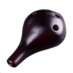 Ocarina de Cerámica de 6 Orificios en Clave de Do Alto para Principiantes, Instrumento Musical de Cerámica Ahumada - Product Image 1