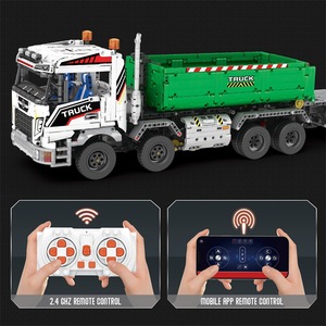 Zhenzhuan 22021, Bloques de Construcción de Modelo de Grúa de Ingeniería, Más de 800 Piezas, Juguete Educativo de Ensamblaje Mecánico para Niños de 8 a 13 Años - Product Image 5
