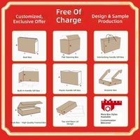 Boîtes cadeaux portables sur mesure - Emballage en carton ondulé fabriqué sur commande avec impression, options de boîtes vides colorées en provenance du Shandong