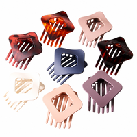 Daou – Grandes pinces à cheveux latérales en plastique mat de 9,5 cm, haute qualité, couleurs unies, accessoires capillaires charmants pour femmes, vente en gros