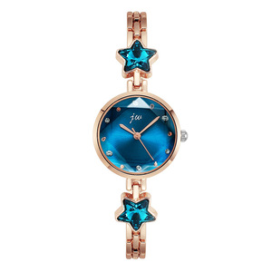 Conjunto de Joyería de Moda al por Mayor, Reloj de Cuarzo con Estrella Azul y Pulsera para Mujer, Caja Incluida - Product Image 5