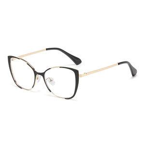 Jamie 895 Metal Frame Cat Eye Sunglasses Black UV400 Women's Fashion Sunshades Class 2 Lens AC Material - Product Image 4