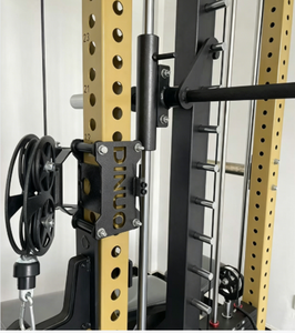 Rack de Pesas Multifuncional Comercial con <span class=keywords><strong>Barra</strong></span> Guía de 19 mm y Poleas de Aluminio de 90 mm - Product Image 6
