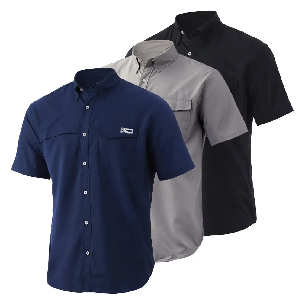 Рубашки для рыбалки, высококачественные рубашки с коротким рукавом marlin, рыболовные футболки, быстросохнущая рубашка для УФ-рыбалки
