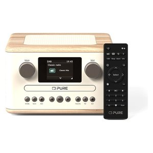 Compatto HI FI CLASSIC C D4 <b>Bluetooth</b> Cotton White Oak 15w 255051 - Product Image 1