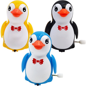 Juguete de pingüino de cuerda tipo tarjeta, movimiento por inercia de plástico, talla única para niños de 2 a 4 años, regalo educativo unisex - Product Image 2