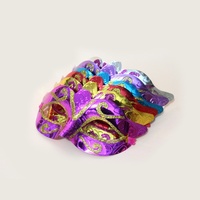Masques de mascarade Princesse Anna mignons en stock pour festivals et fêtes ; Plastique électroplaqué, provenance Chine