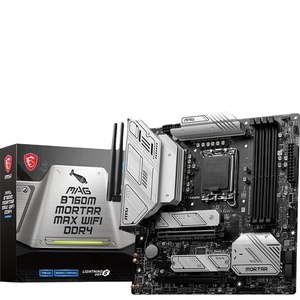 Placa Base MSI M-A-G B760M MORTAR MAX WIFI DDR4 Compatible con CPU13400F/13600KF/13700KF para PC Gaming 2xM.2 Gen4x4 64Gb - Product Image 1