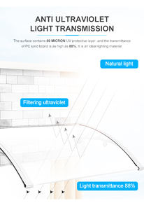 <span class=keywords><strong>Plaque</strong></span> de lumière du soleil en <span class=keywords><strong>polycarbonate</strong></span> haute résistance à bas prix 1-20mm feuille solide en <span class=keywords><strong>polycarbonate</strong></span> au lieu de <span class=keywords><strong>verre</strong></span> - Product Image 5