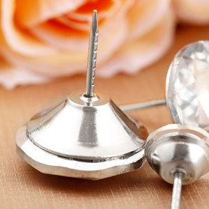 Boutons en <span class=keywords><strong>strass</strong></span> <span class=keywords><strong>de</strong></span> verre à paillettes en gros, boutons en cristal à coudre, installation sans outil, clous décoratifs à tête en cristal <span class=keywords><strong>de</strong></span> type épingle - Product Image 6
