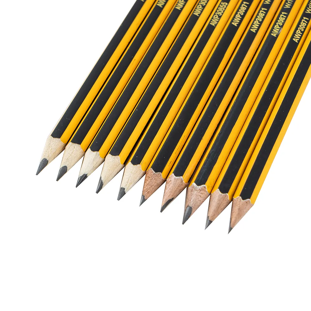M & G Professional Standard Wooden Hb Pencil With Eraser Economical School Stationery Supplies Wooden Pencils