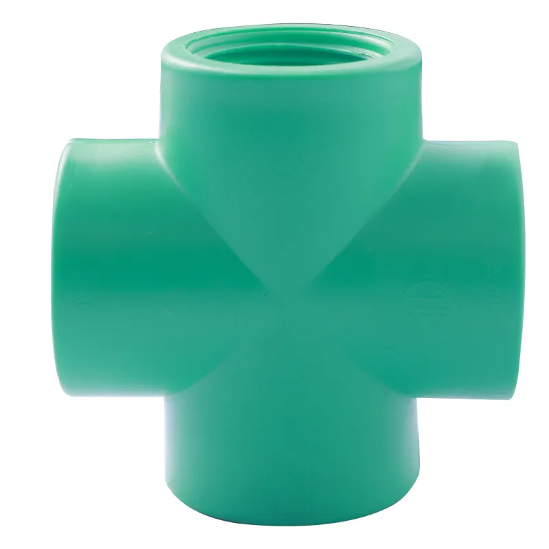 Strength manufacturer ppr straight cross joint pipes and fittings for drainage and water supply