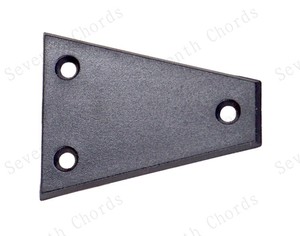 Plaque de couverture triangulaire à trois trous pour levier d'accordage de <span class=keywords><strong>guitare</strong></span>, couvercle de noyau en fer LJ03 - Product Image 4