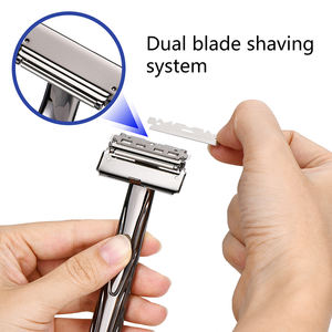 RZACLEA 21TS Glide Pro 5.0: Супербезопасная бритва с подставкой для мужчин и женщин, однолезвийная, экологичная, металлическая, в подарочной упаковке - Product Image 5